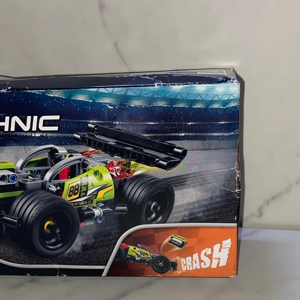 LEGO Technic Green and Black Racing Car Ages 7+